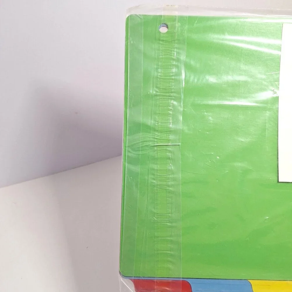 Angry Birds 5-Tab Binder Dividers Mead 11.5x9.5 2012 Red Green Yellow Blue Black